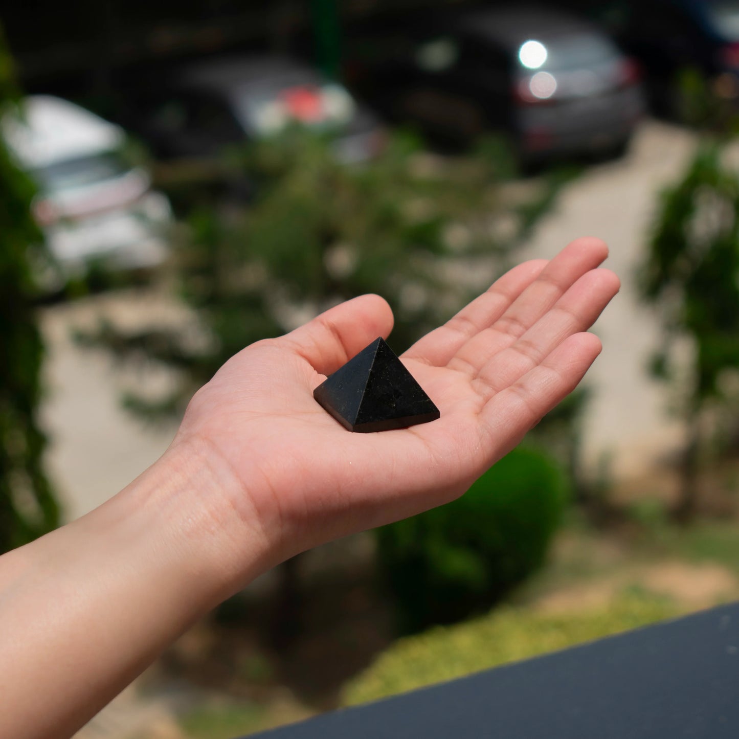 Black Tourmaline Pyramid