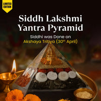 Siddh Lakshmi Yantra Pyramid