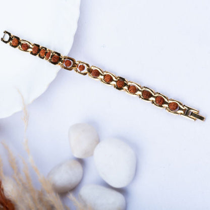 Rudraksha Bracelet For Women Stainless Steel
