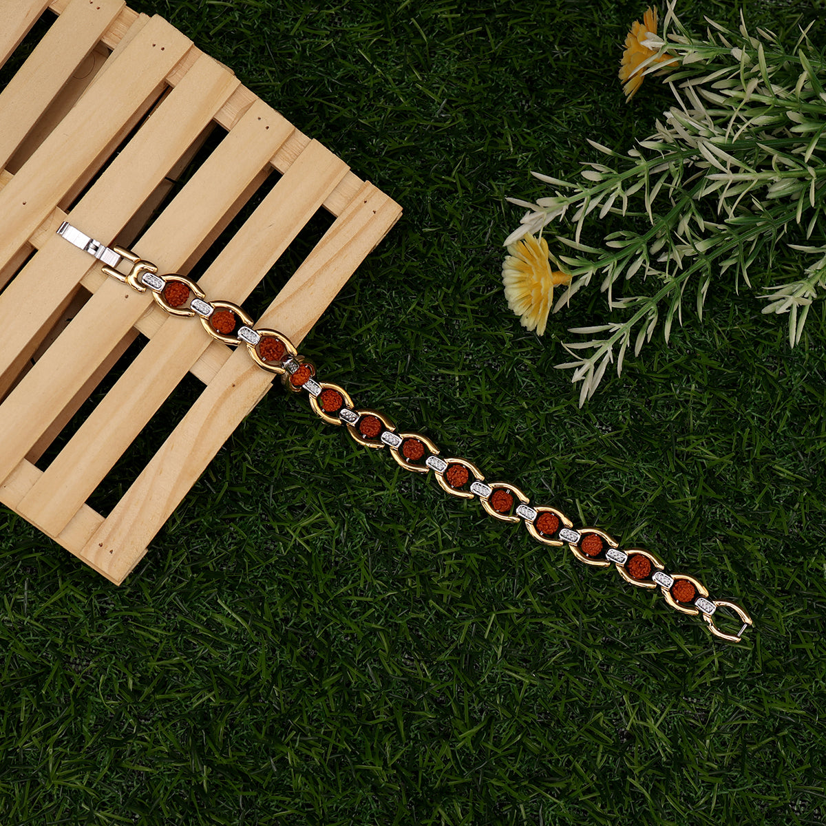 Bhai-Bahen Rudraksha Rakshabandhan Bracelet