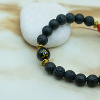Shukr Chakra Bracelet With Om Bead