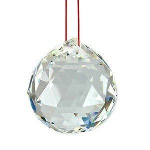 Feng Shui Crystal Ball 40MM For Positive Energy - Fengshui Remedies Product Decorative Showpiece (Crystal, Clear)