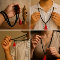 Karungali Mala with 108+1 Ebony Wood Beads