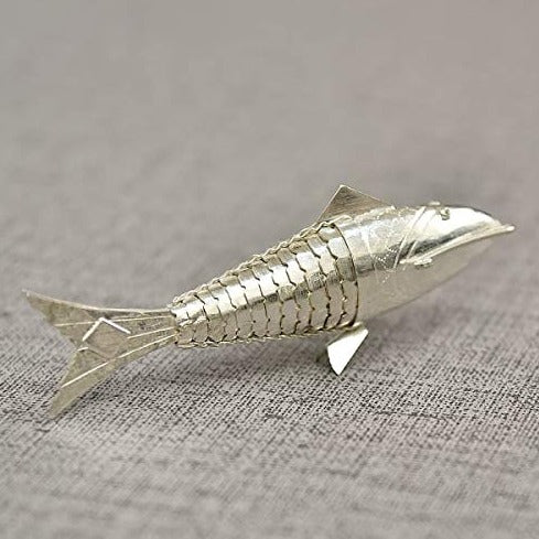 Pure Silver Fish for Pooja, Silver Fish for Vastu, Gift Items, Housewarming Gift