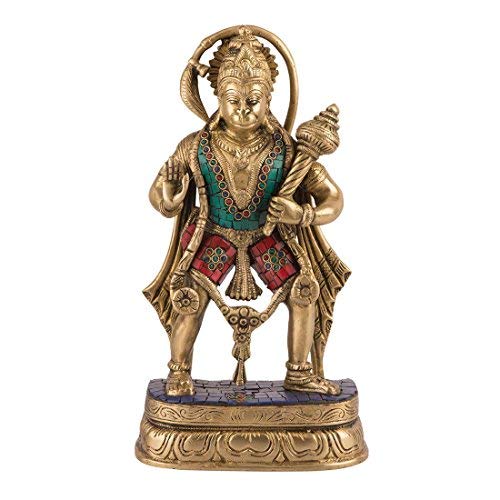 Large Handmade Hanuman Idol Decorative Brass Statue Hts119