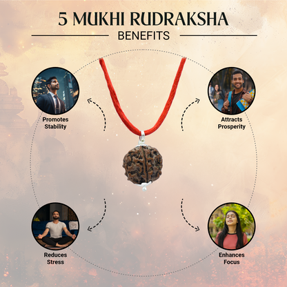 5 Mukhi Rudraksha Combo