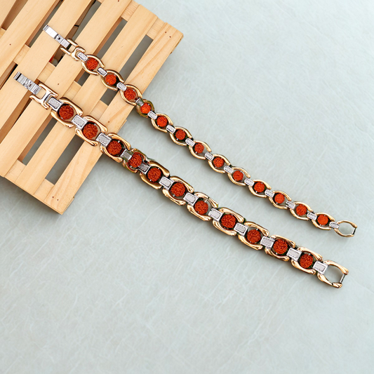 Bhai-Bahen Rudraksha Rakshabandhan Bracelet