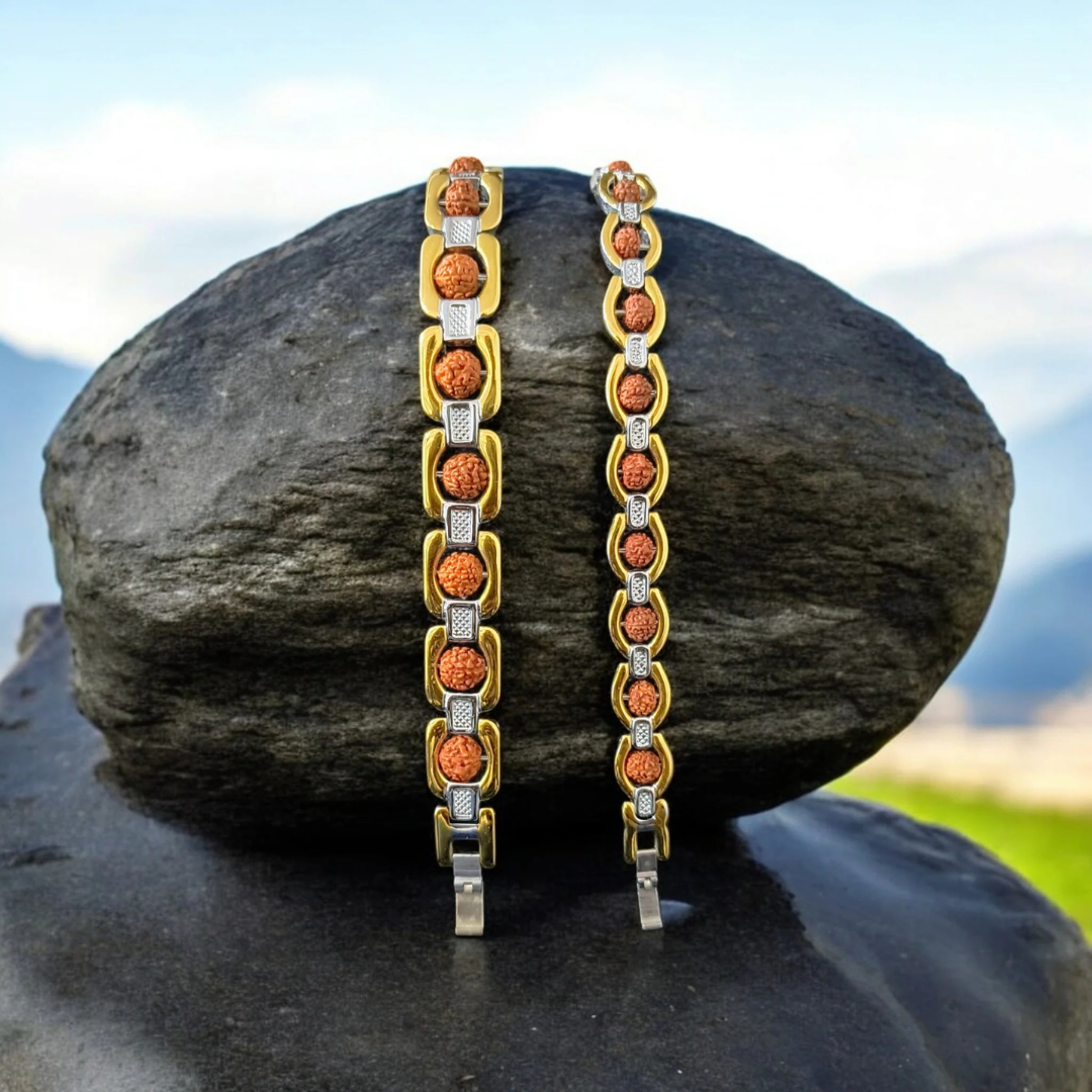 Bhai-Bahen Rudraksha Rakshabandhan Bracelet