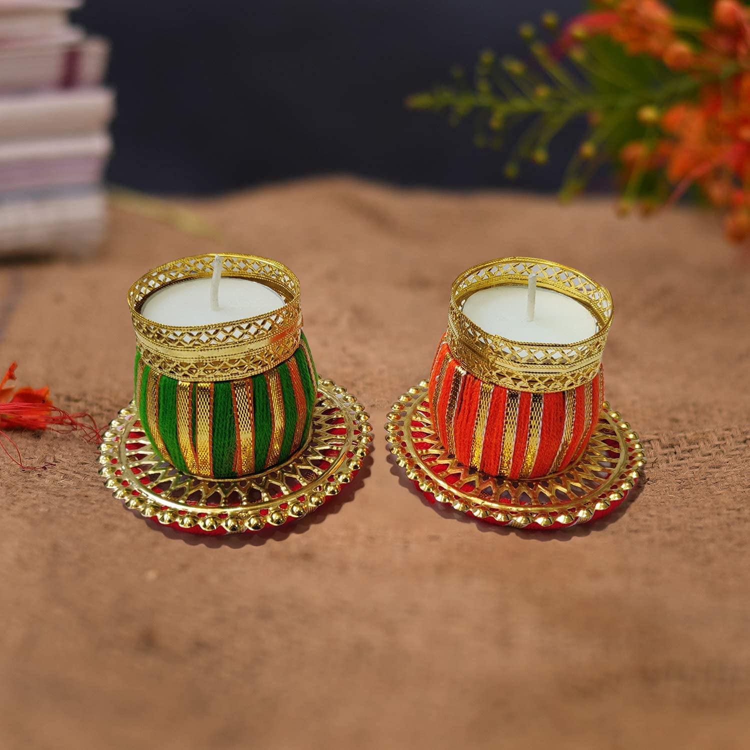 Handmade Gotta Design Tea Light Candle Holder (Set Of 2) Tcmh349