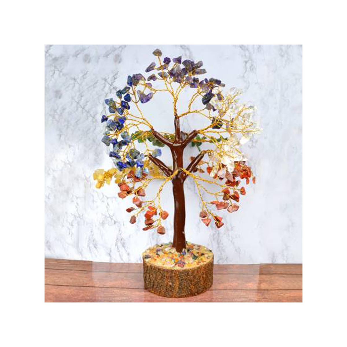 Natural Crystal 7 Chakra Tree