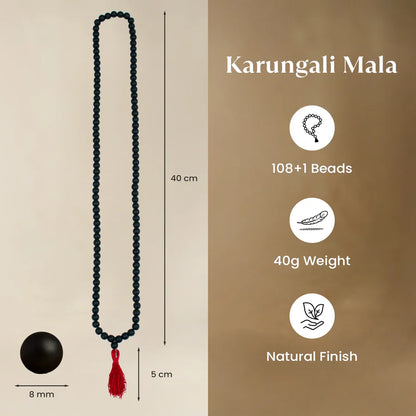 Karungali Mala - 108 Beads