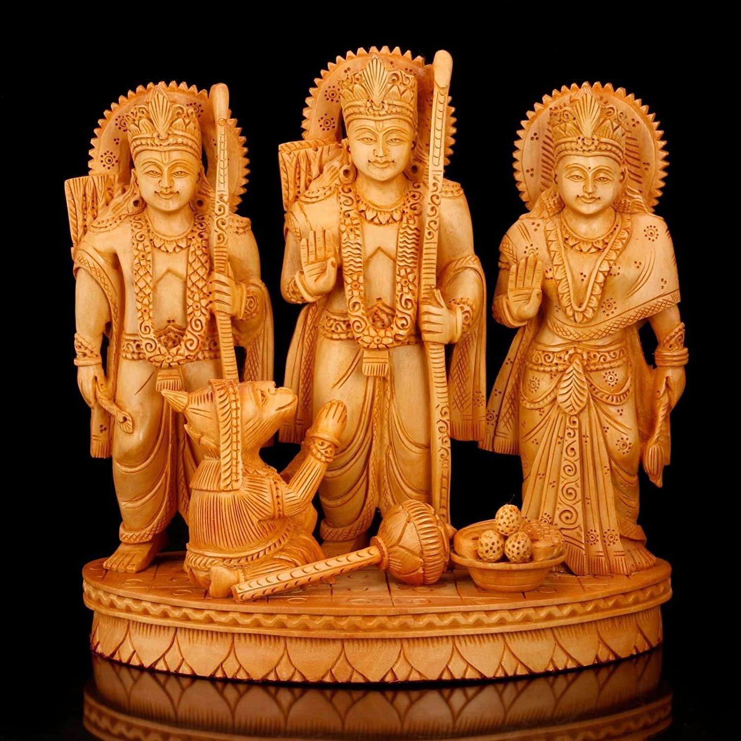 Ram Laxman Sita With Hanuman Ram Darbar Showpiece Rdws101