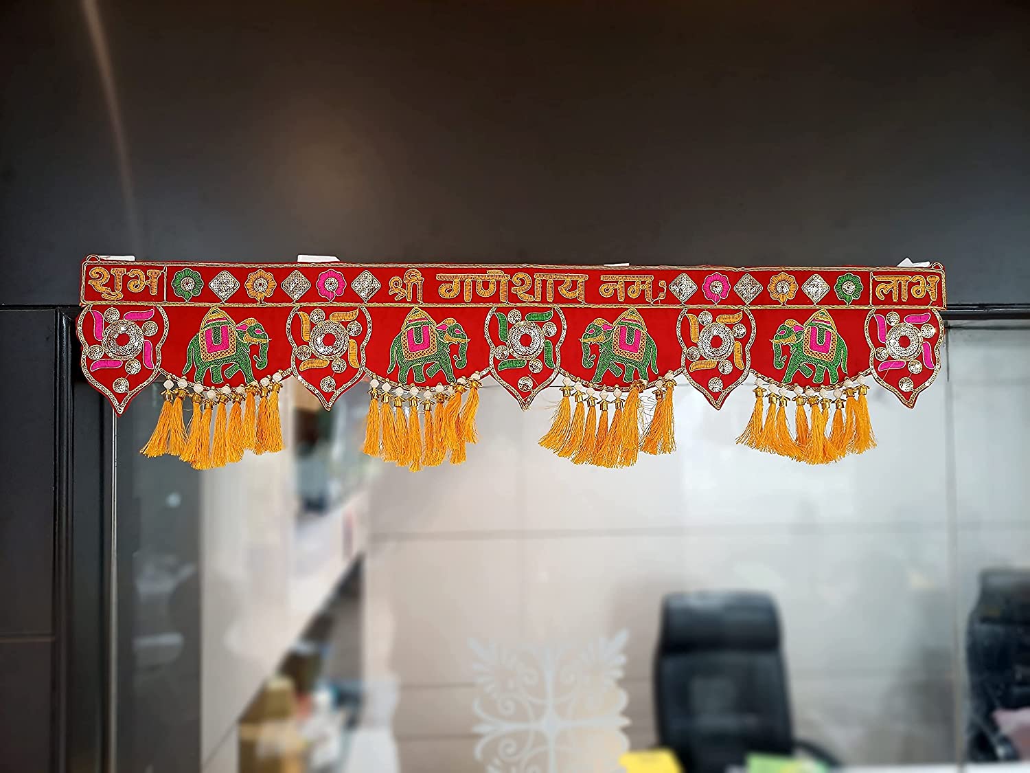 Traditional Cotton Door Hanging Toran Dfdb108