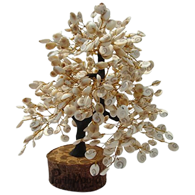 Natural & Original Gomti Chakra | Gomati Chakra Tree for Good Luck & Prosperity (500 Beads Approx) Decorative Showpiece  (Stone, Multicolor)