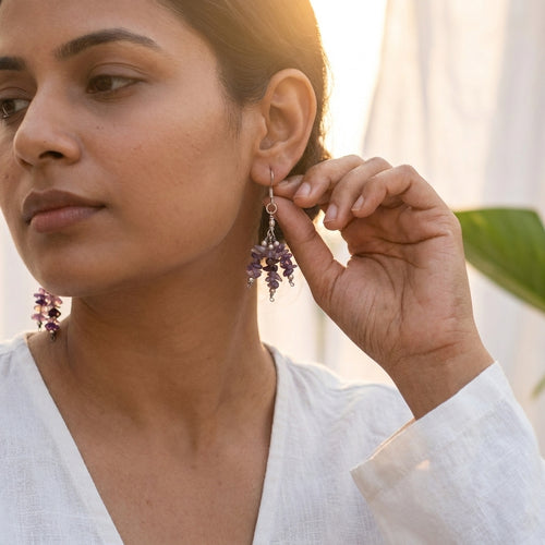 Figs Amethyst Earrings_AE02