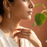 Starlight Clear Quartz Earrings -_QE04