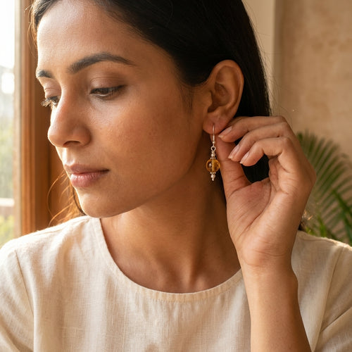 Helia Citrine Earrings_CRE09