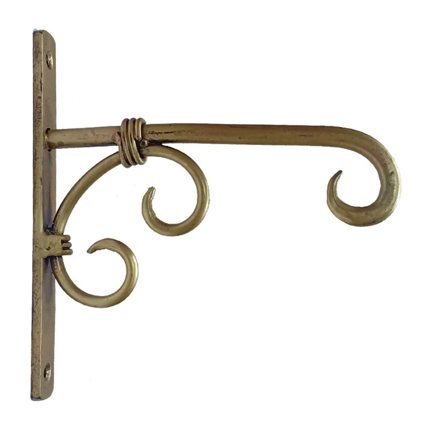 Handmade Brass Wall Bracket Hook With Antique Finish Dfbw159