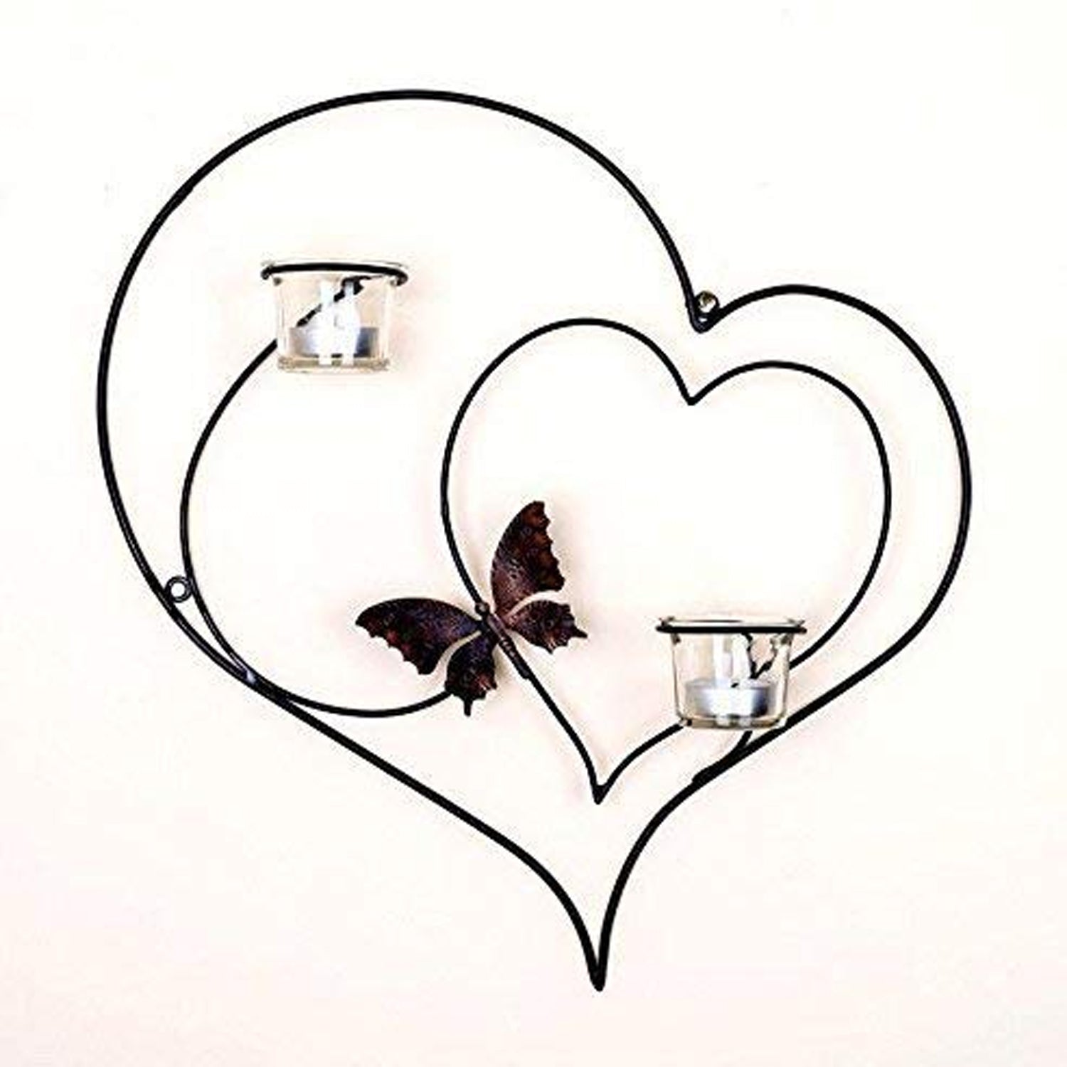 Heart Shaped Hanging Tealight Candle Holder Dfmw155