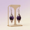 Velvet Amethyst Earrings-ER01