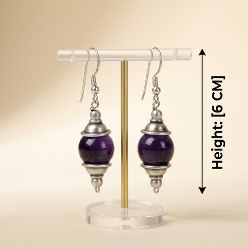 Velvet Amethyst Earrings-ER01