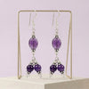 Grape glow Amethyst Earrings_ ER03