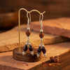 Earth & Fire Garnet Rudraksha Earring_ER06