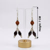 Earth & Fire Garnet Rudraksha Earring_ER06