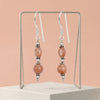 Peach Solar Sunstone Earrings_ER14