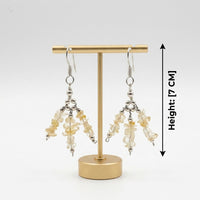 Elara Citrine Chips Earrings_ER42