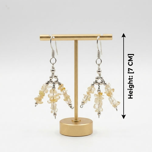 Elara Citrine Chips Earrings_ER42