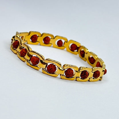 Rudraksha Bracelet For Women Stainless Steel