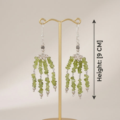 Limea Peridot Chips Earrings_PE10