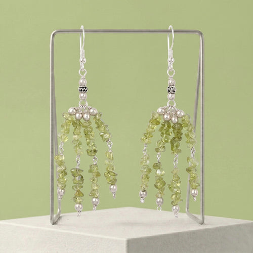 Limea Peridot Chips Earrings_PE10
