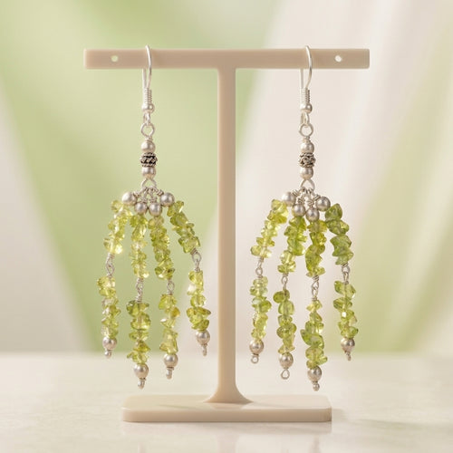 Limea Peridot Chips Earrings_PE10