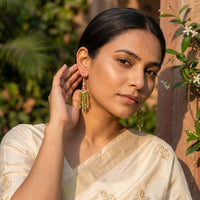 Limea Peridot Chips Earrings_PE10