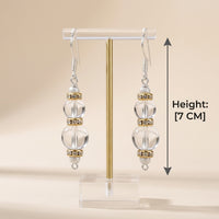 Glasstone Clear Quartz Earrings_QE02