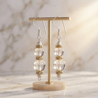 Glasstone Clear Quartz Earrings_QE02