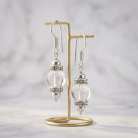 Starlight Clear Quartz Earrings -_QE04
