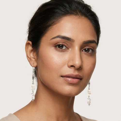 Noor drops Moonstone Earrings_ME02
