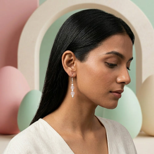 Blush Rose Quartz Earrings_RQE02