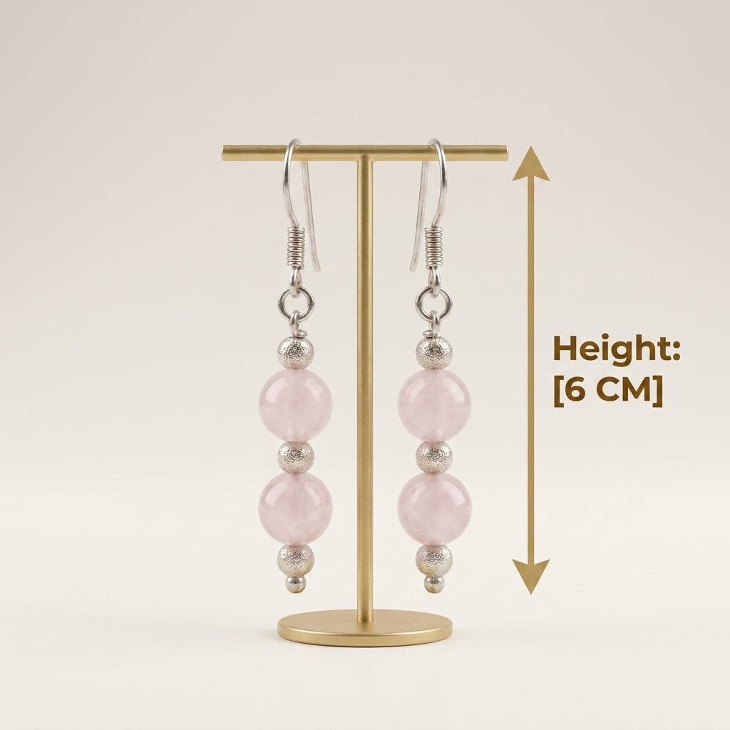 Blush Rose Quartz Earrings_RQE02