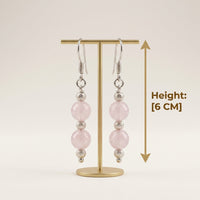 Blush Rose Quartz Earrings_RQE02
