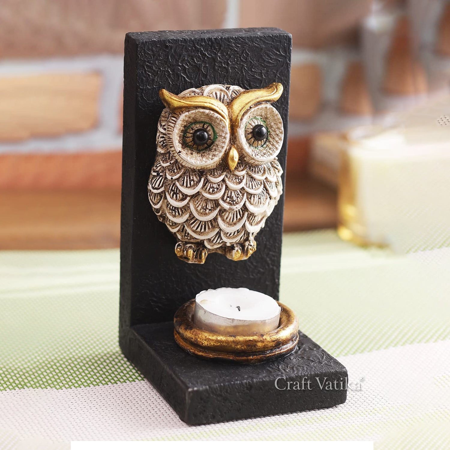 Owl Decorative Tea Light Candle Holder For Decoration Tcmh342-1