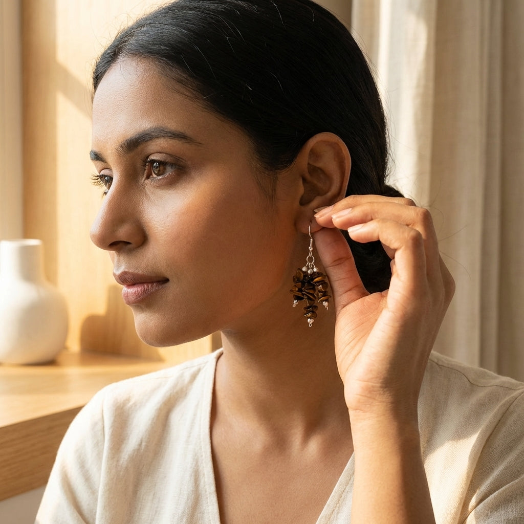 Velora Tiger Eye Earrings_TE01