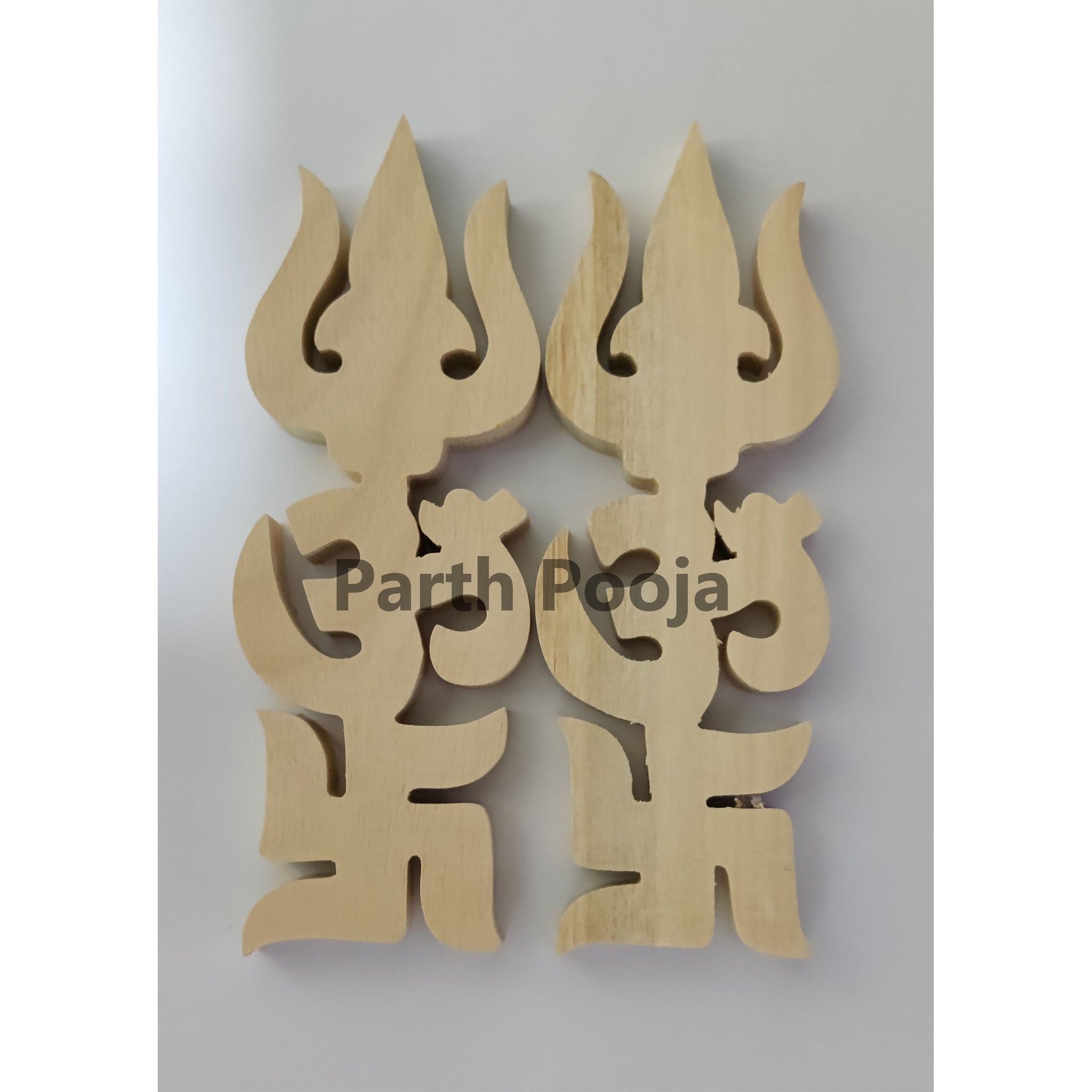 Energised Shriparni Trishul Om Swastik (Pair)