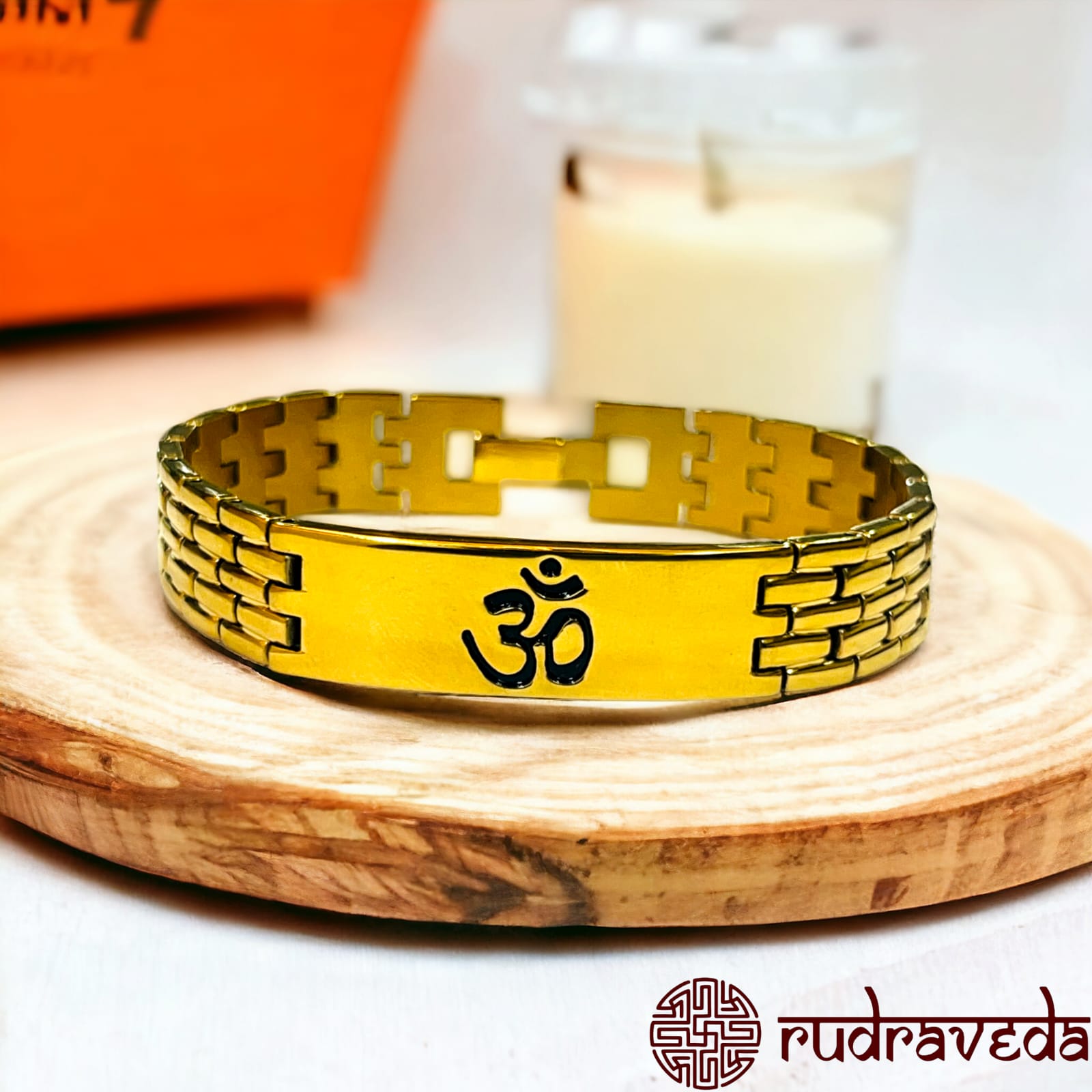 Gold Plated OM Bracelet