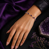 Silver Plated Amethyst Bracelet/Anklet