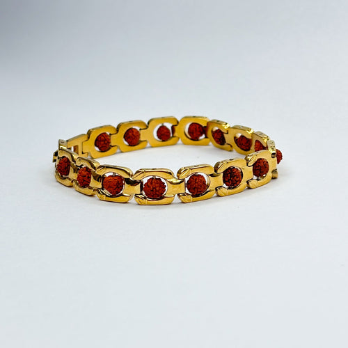 Rudraksha Bracelet For Women Stainless Steel