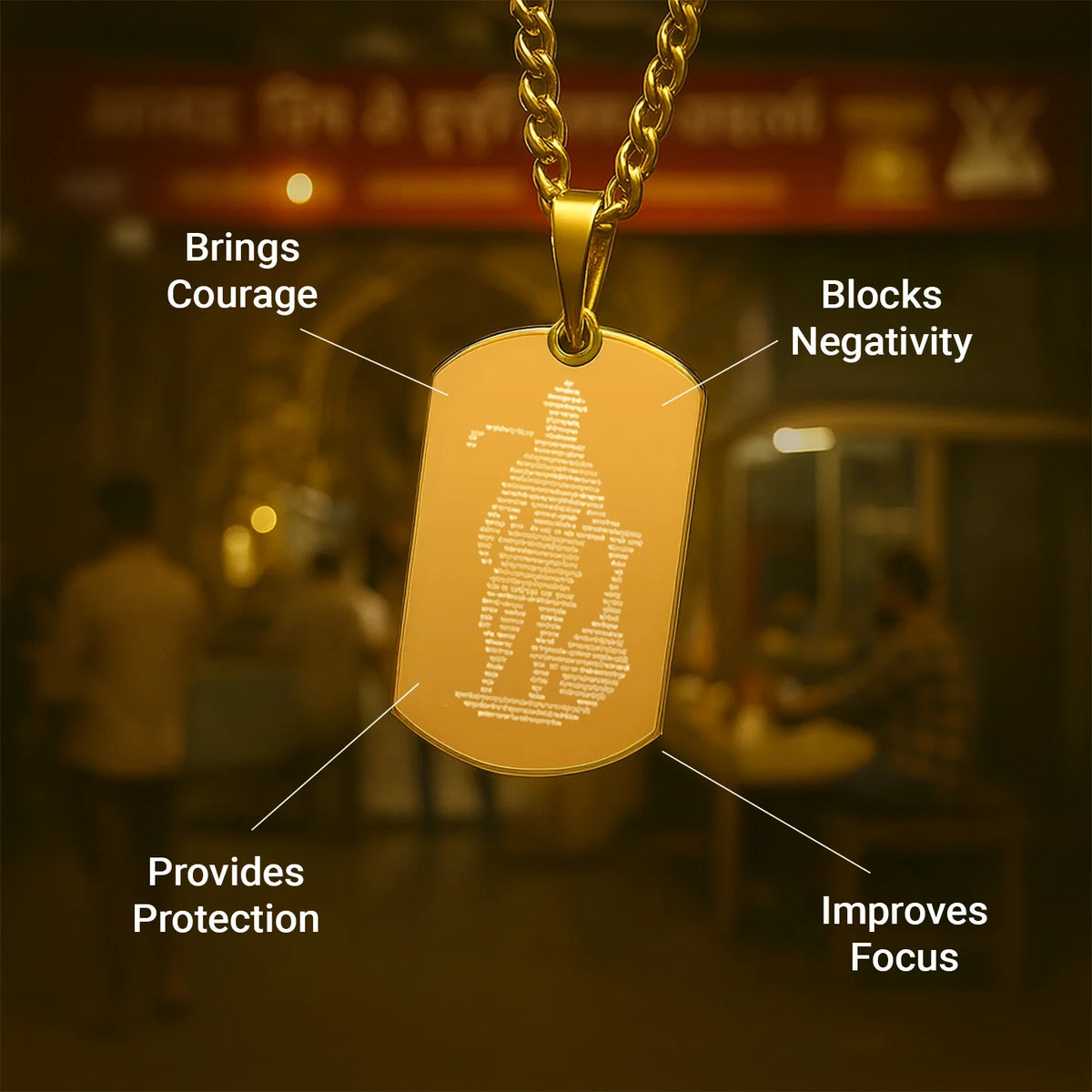 Siddh Hanuman Chalisa Kavach (Gold) - Limited Edition